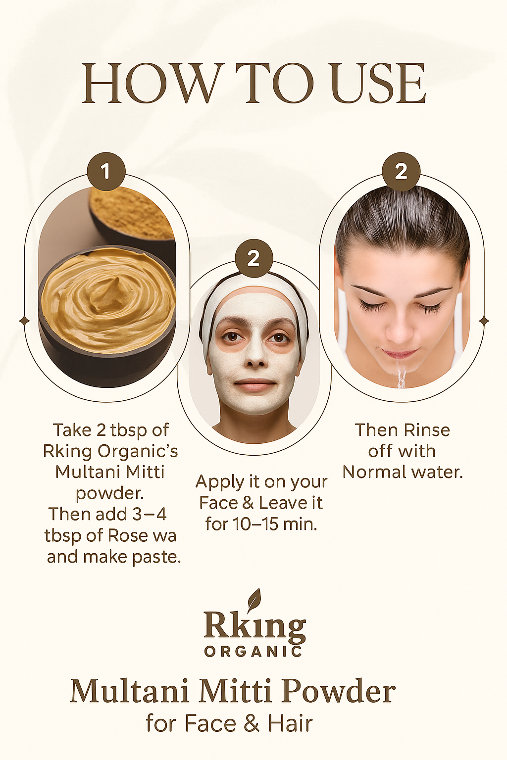 Rking Organic Multani Mitti Powder – 200g