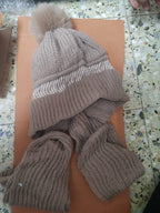 Windproof Scarf With Cap Integrated Ear Guard Hat Plus Velvet